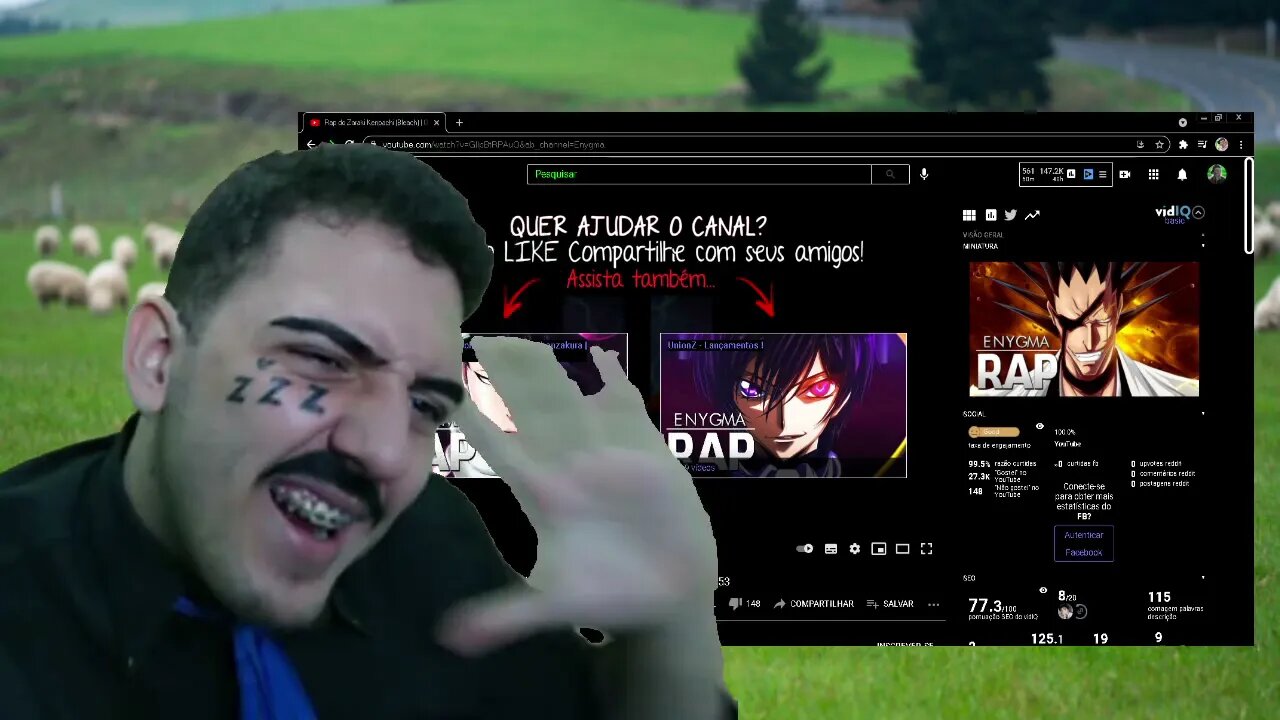 PASTOR REACT Rap do Zaraki Kenpachi (Bleach) | O Shinigami Mais Forte da Geração | Enygma 53