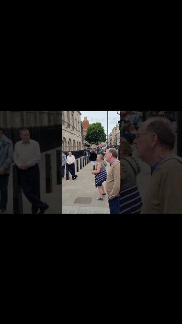 man shouts about white supremacy at horse guards parade #horseguardsparade