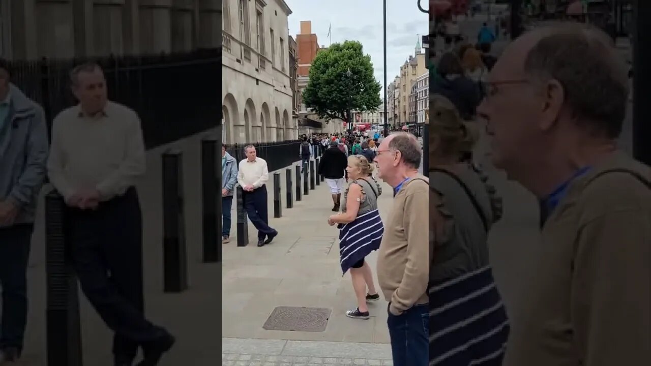 man shouts about white supremacy at horse guards parade #horseguardsparade