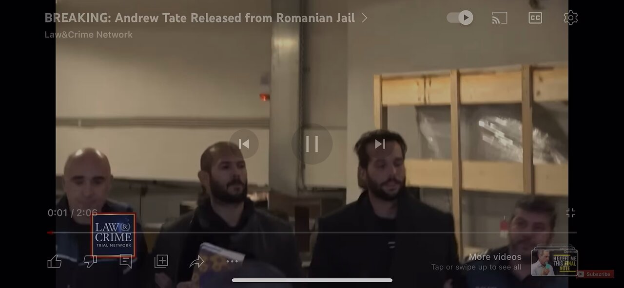 BREAKING: Andrew Tate Released from Romanian Jail