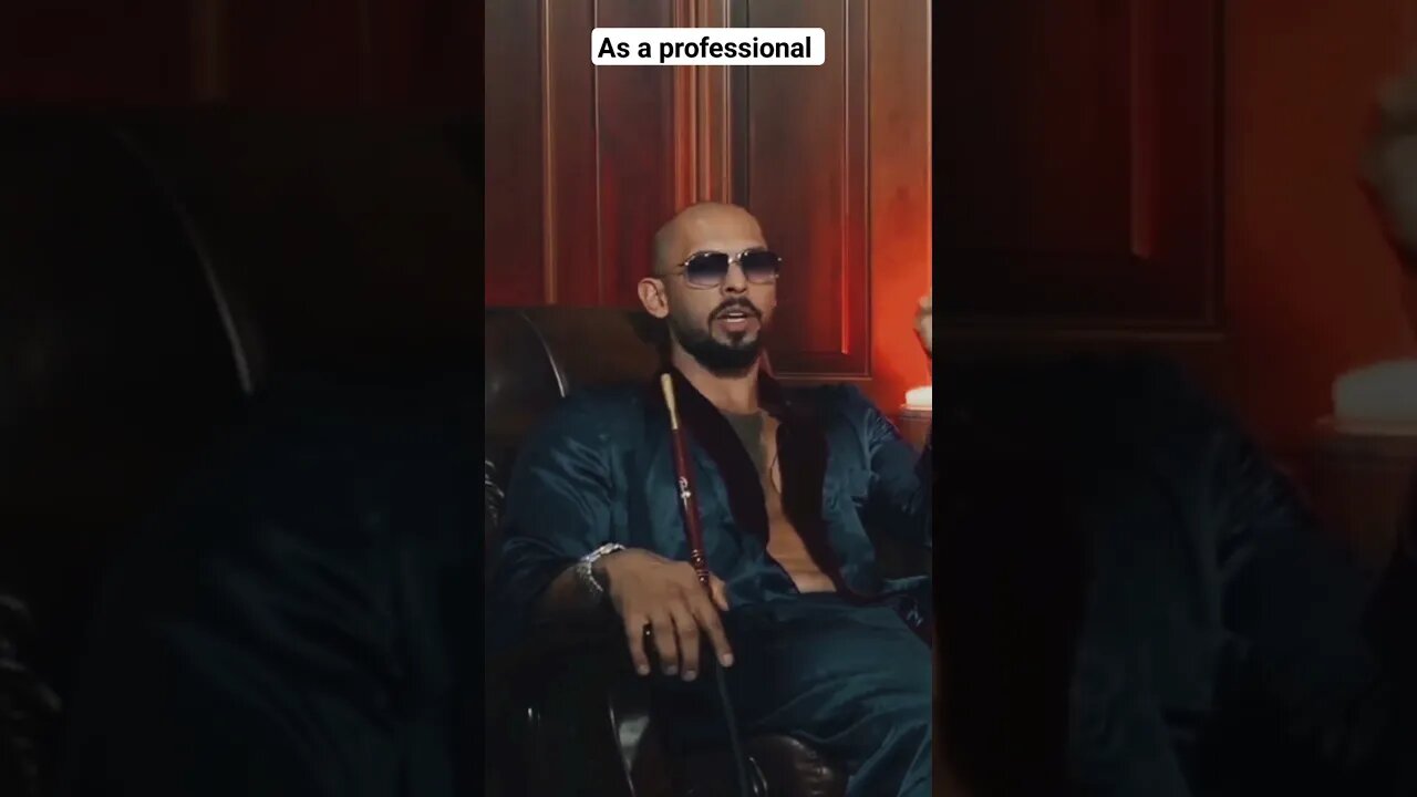 As a professional. #andrewtate #shorts #money