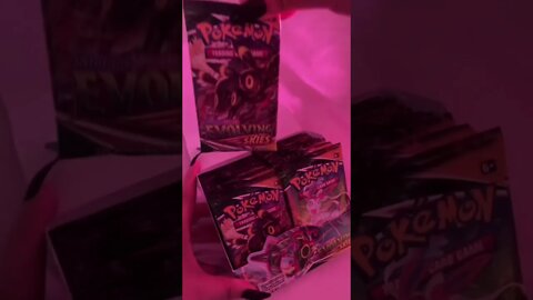 ASMR Pokémon Evolving Skies Unboxing #SHORTS