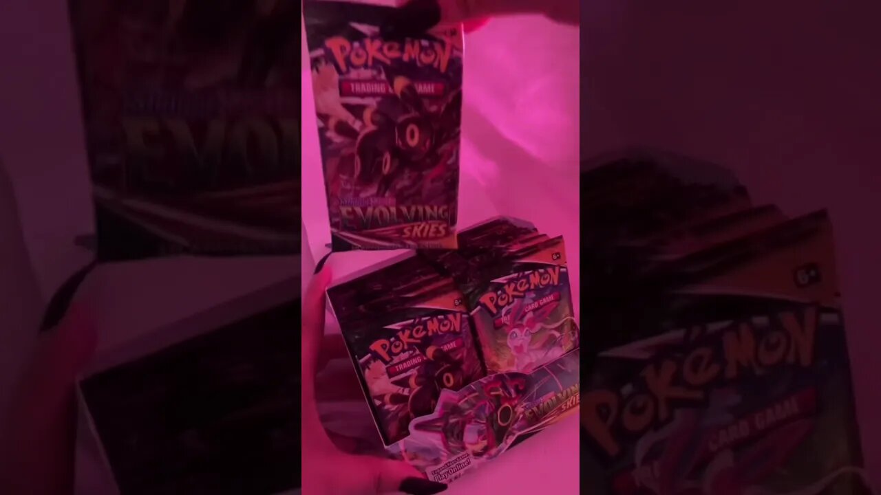ASMR Pokémon Evolving Skies Unboxing #SHORTS