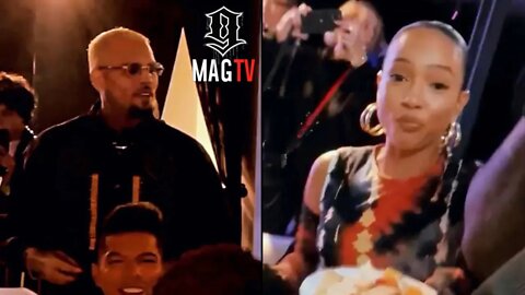 Chris Brown & Karrueche Attend Umar Kamani's 34th B-Day Party! 🥳