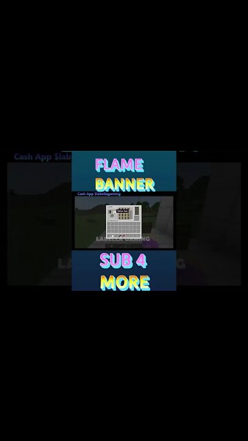 Minecraft: Flame Banner