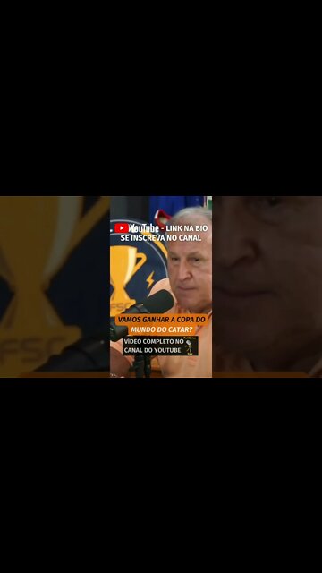 ZICO ACHA QUE TEMOS CHANCE DE LEVAR O HEXA? (vídeo completo no canal) #shorts #copadomundo2022