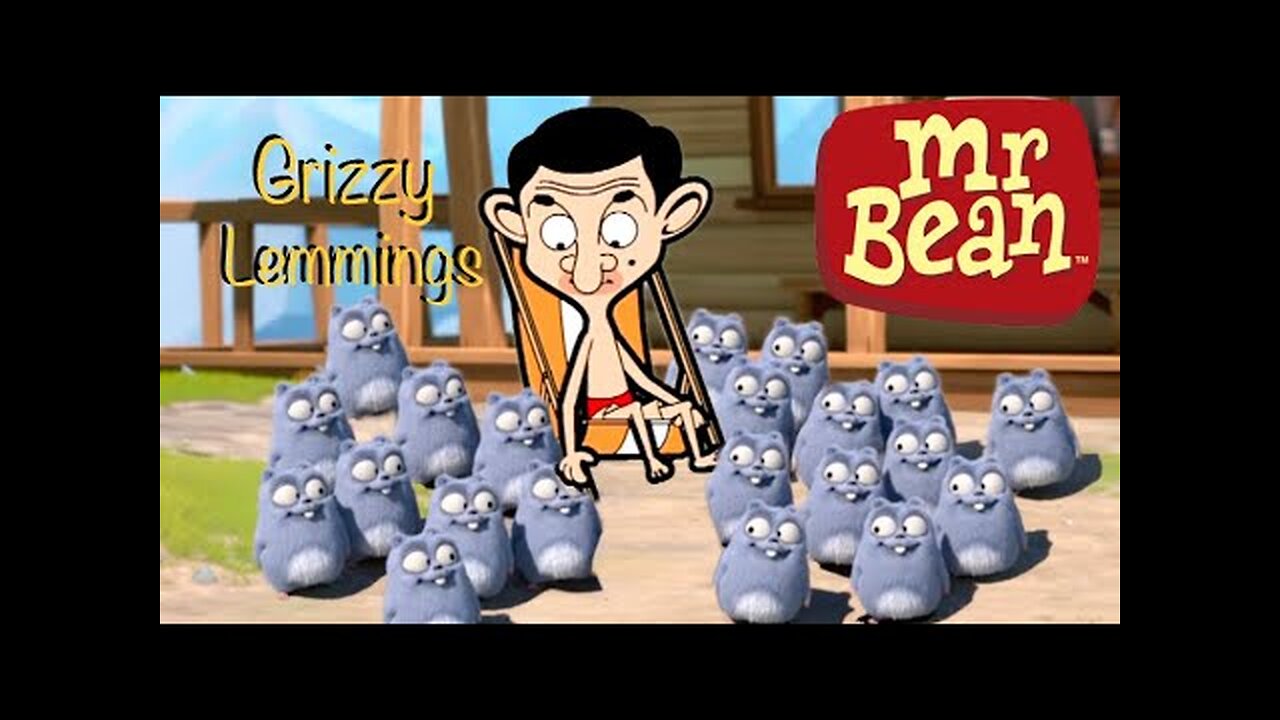 Mr Bean visits Grizzy and Lemmings - Fan made video