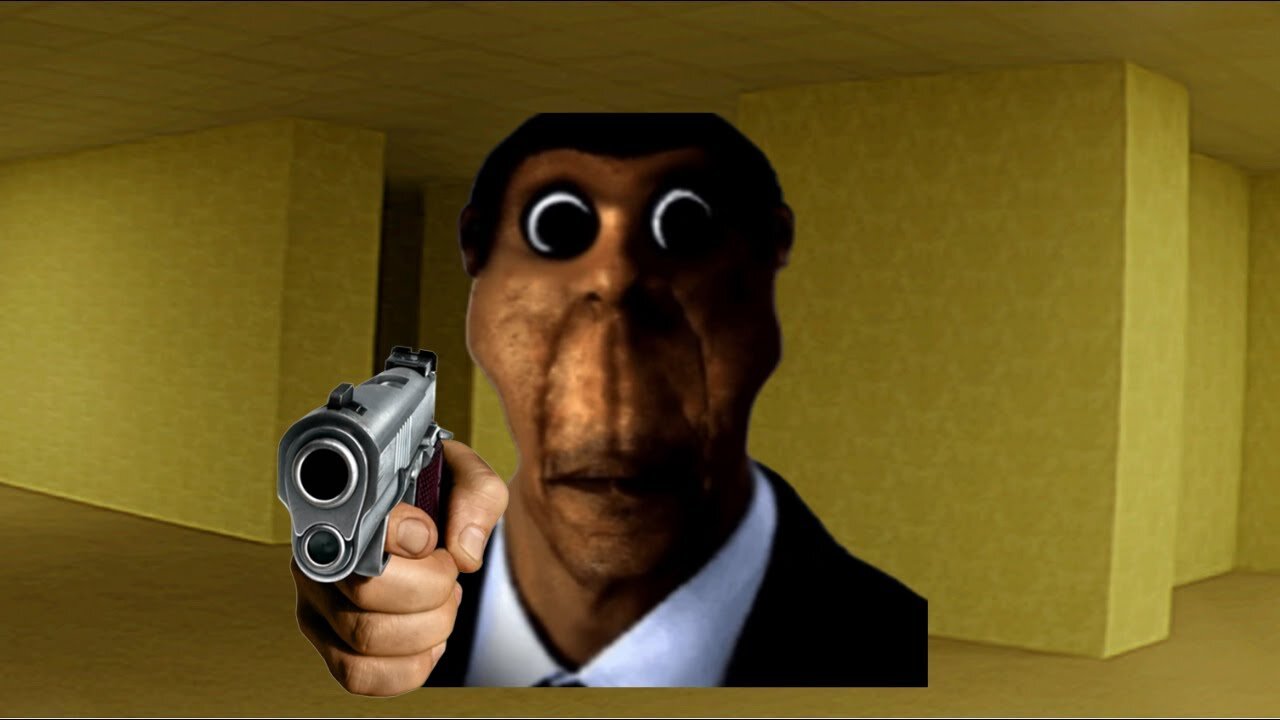 BACKROOMS FOOTAGE!! OBUNGA IS IN THE BACKROOMS