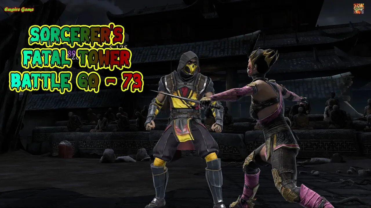 MK Mobile: Sorcerer's Fatal Tower Battle 60 - 73 / Battles On Auto