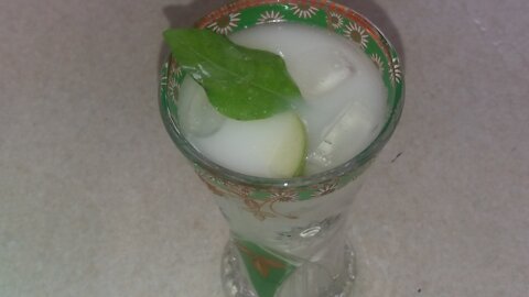 Uzbek cool drink ayran.