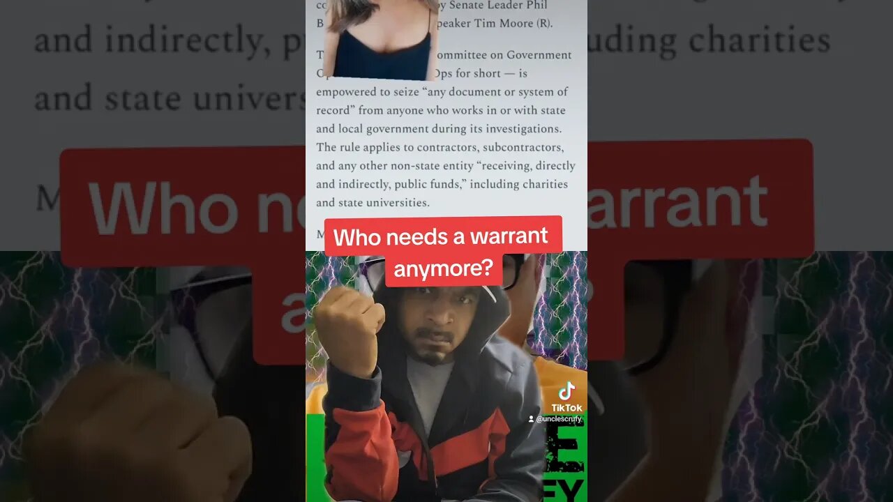 Who needs a warrant anymore? your goverment takes your rights! #yourgovernmenthatesyou
