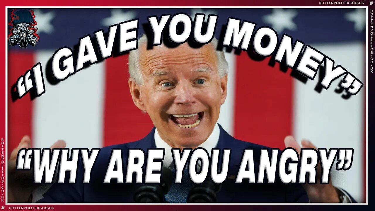 Biden i gave you money who cares about inflation