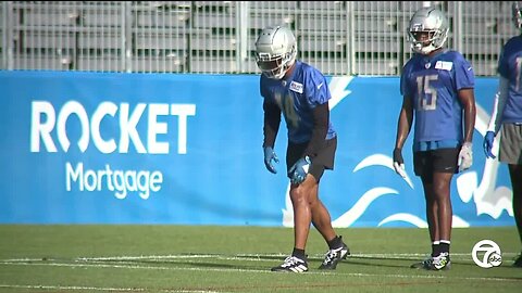 Amon-Ra St. Brown turning heads at Lions training camp