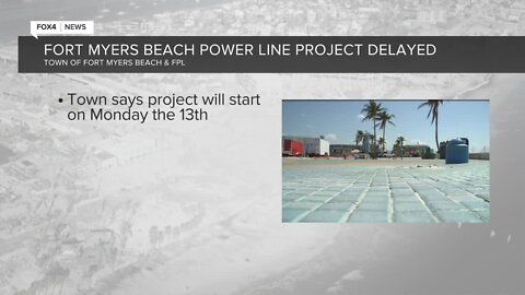 FPL delay power line project on Fort Myers Beach