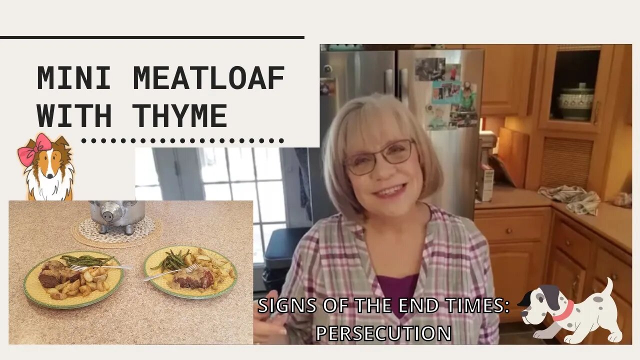 Mini Meatloaf with Thyme 👩🍳 Signs of the end times...