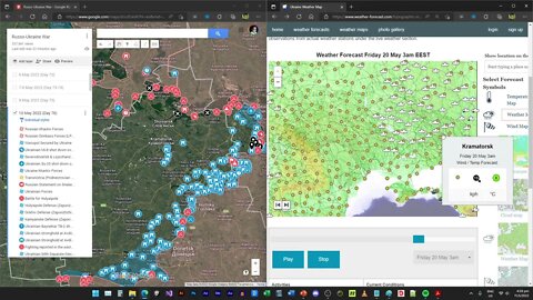 [ Ukraine War ] Weather Forecast for the next 10 days