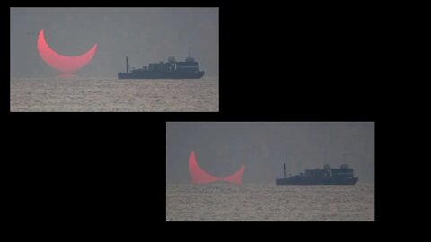 Devil Horns Eclipse Over The Persian Gulf