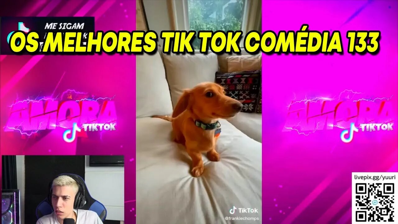 YURI REAGINDO OS MELHORES TIK TOK DE COMÉDIA - TENTE NÃO RIR! #133 | SemZero