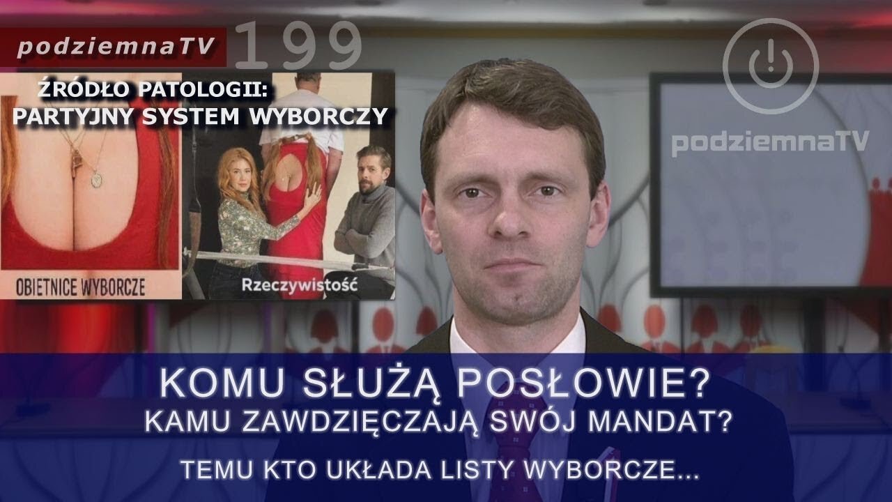 podziemna TV - WYBORY: partyjna patologia VS demokracja i Lista Społeczna 1Polska #199 (20.05.2019)