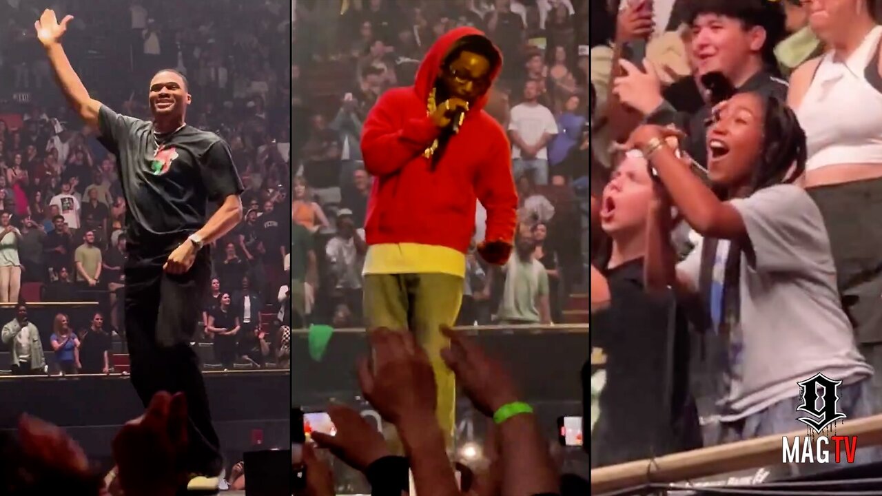 Kendrick Had Lebron, Russell Westbrook & North West Turnt To "Not Like Us" At His Concert!