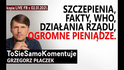 Szczepienia, fakty, WHO, działania rządu, pieniądze... Ogromne pieniądze.