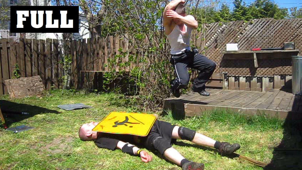 Table Match - Swede Savard VS Eric D - CHW Backyard Wrestling