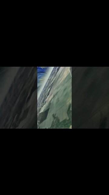 Flying in the Starry Night Painting #short #shorts