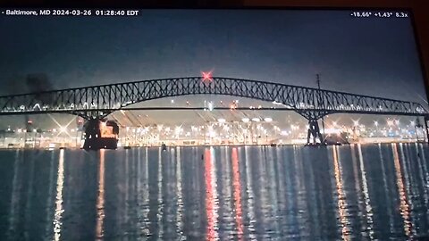 Ship Loses Power Before Crashing Into and collapsing Francis Scott Key Bridge in Baltimore Maryland
