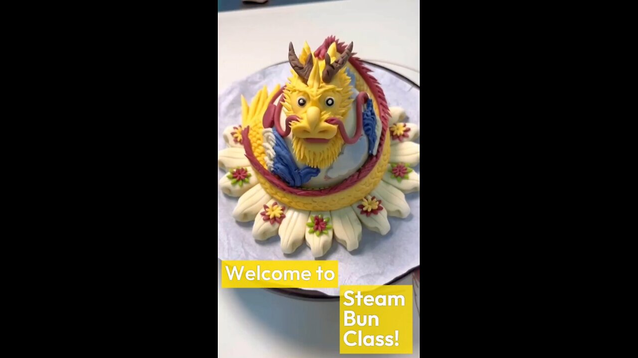 Amazing Dragon Steam Bun Art most Satisfying & delicious