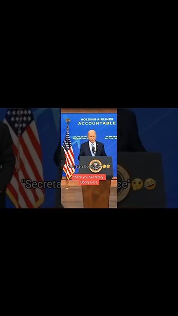 Secretary Booty Juice #biden #president #funny