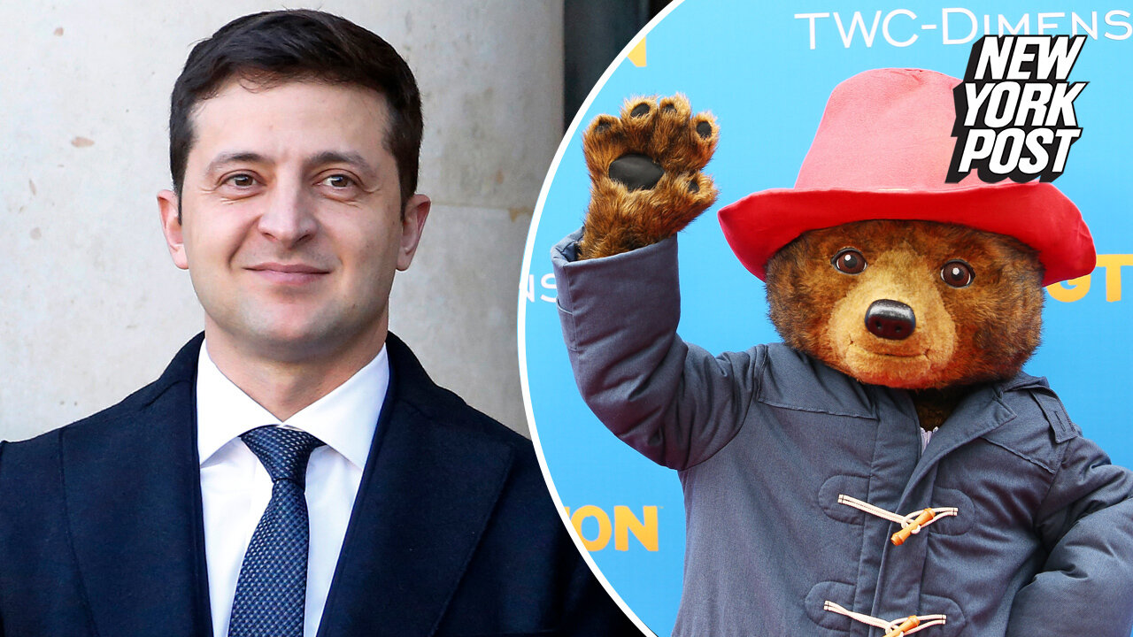 Before he was Ukraine's president, Zelensky voiced Paddington Bear