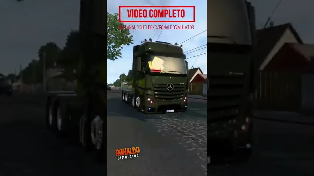 ▶️Mercedes Bens Actros Rebaixado #shorts