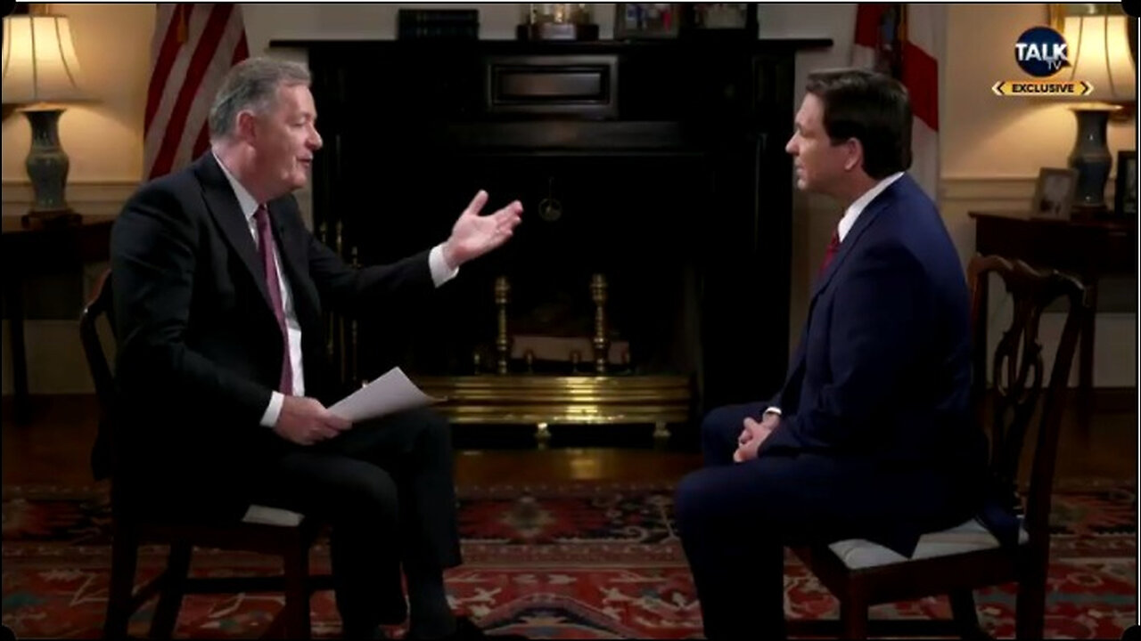 (mirror) Ron DeSantis & Piers Morgan --- The Full UNCUT Interview