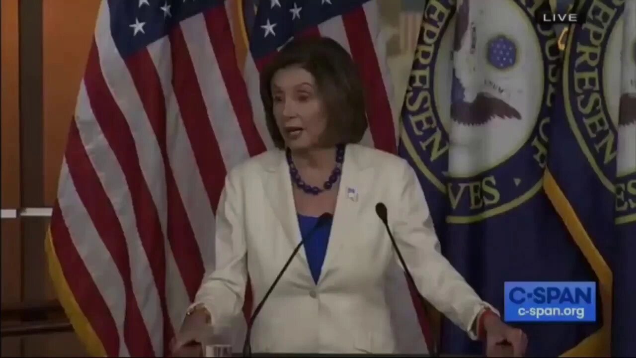 Nancy Pickled Pelosi Is Confronted By Reporter For Lack Of Bipartisan Support For Impeachment