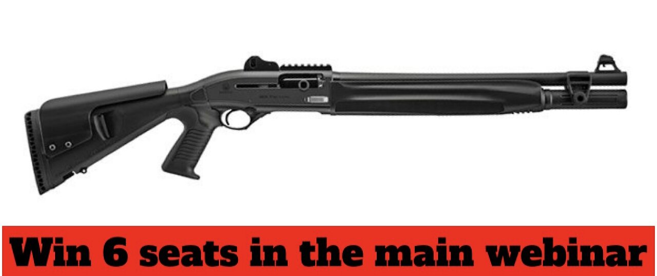 Beretta 1301 Tactical Semi Automatic 12 Gauge Shotgun MINI #3 for 6 seats in the main webinar