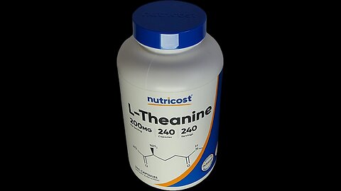 Nutricost L-Theanine 200mg, 240 Capsules #ltheanine