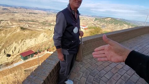 Medieval castle in Pisticci Italy