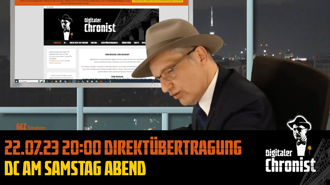 Aufzeichnung vom 22.07.23 Direktübertragung! DC am Samstag Abend