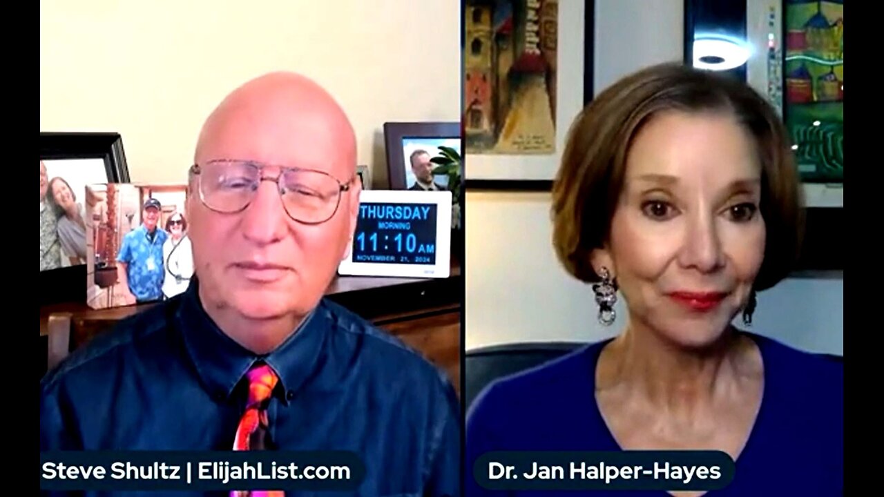 DR. JAN HALPER-HAYES with STEVE SHULTZ