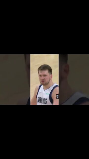 Luka DROPS Cam to make it Luka 27 Suns 27 at HT 👀 #shorts