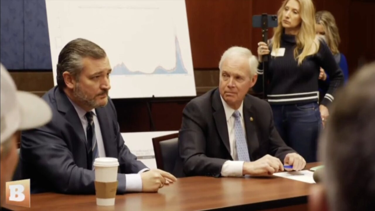 Sens. Ron Johnson, Ted Cruz meeting with U.S. Trucker’s Convoy… Recorded live. Breitbart