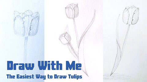 THE ULTIMATE TULIP TUTORIAL! Learn to Draw Stunning Tulips in Minutes!