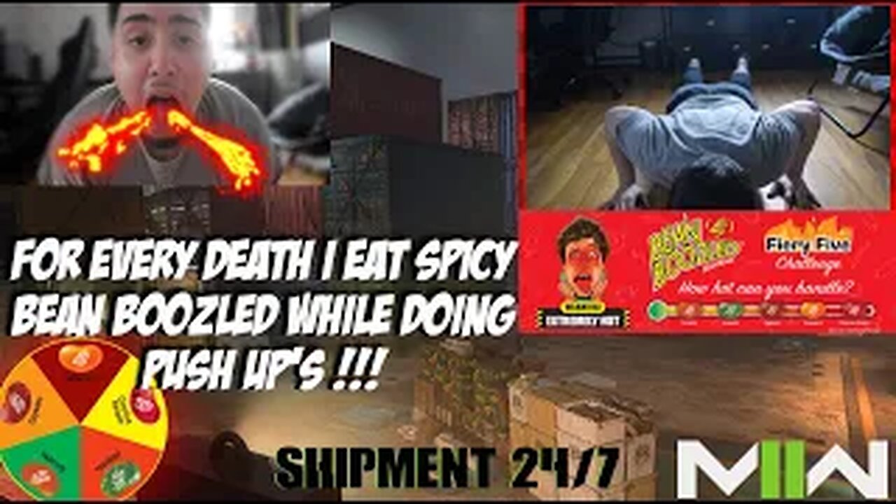 Spicy Bean Boozle/Push-up Challenge On COD Shipment 24/7