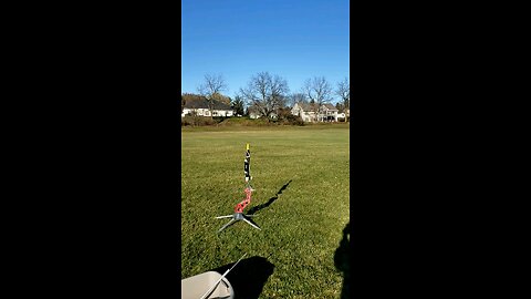 Estes Bomarc launch, glide & landing