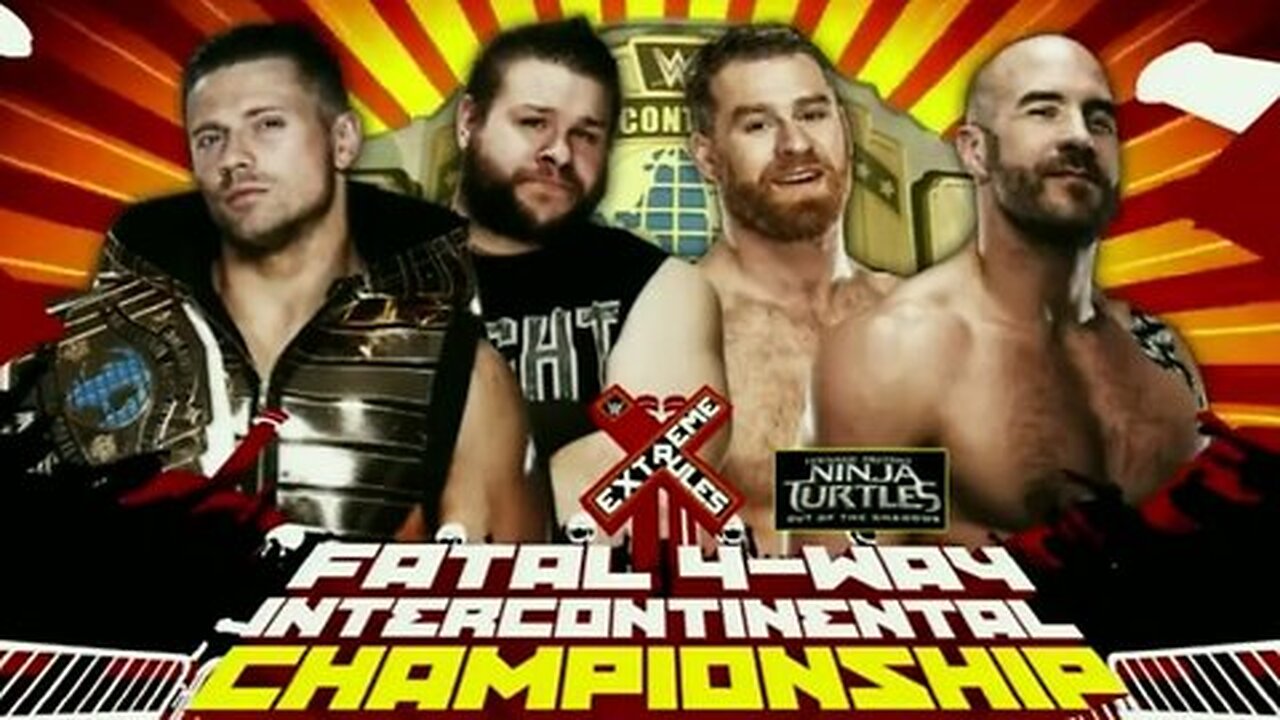 Kevin Owens vs Sami Zayn vs Cesaro vs The Miz Extreme Rules 2016 Highlights