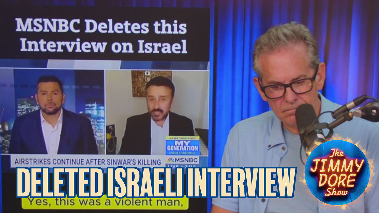 Jose Vega and Scott Ritter on deleted MSNBC interview with Israel▮The Jimmy Dore Show