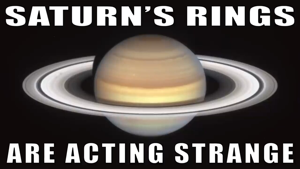 Saturn’s ring are acting strange