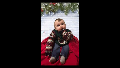 My baby boy Christmas photos