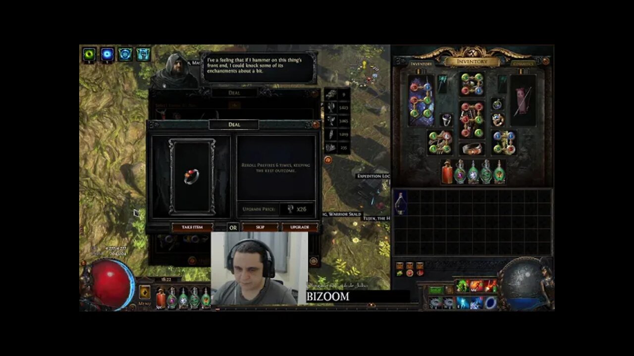 (POE)Brincando com o craft do ROG, expedition [Trecho da live]