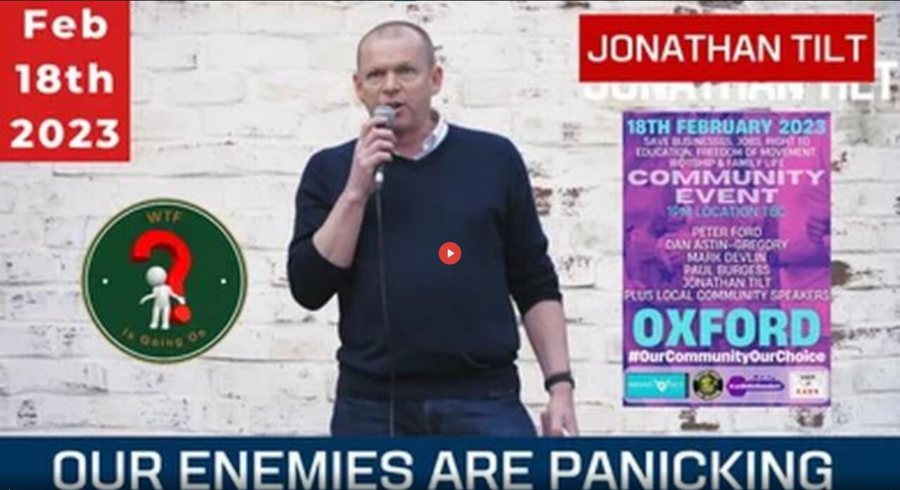 OUR ENEMIES ARE PANICKING (JONATHAN TILT)